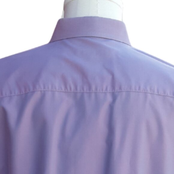 DOLCE & GABBANA SZ 16 French Cuff Men's Button Up Mauve Dress Shirt - Picture 6 of 16